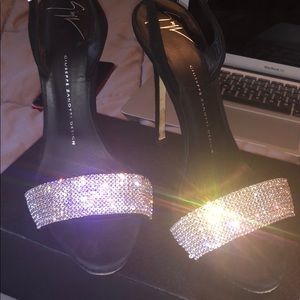 100% Authentic Sexy Swarovski Crystal Heel